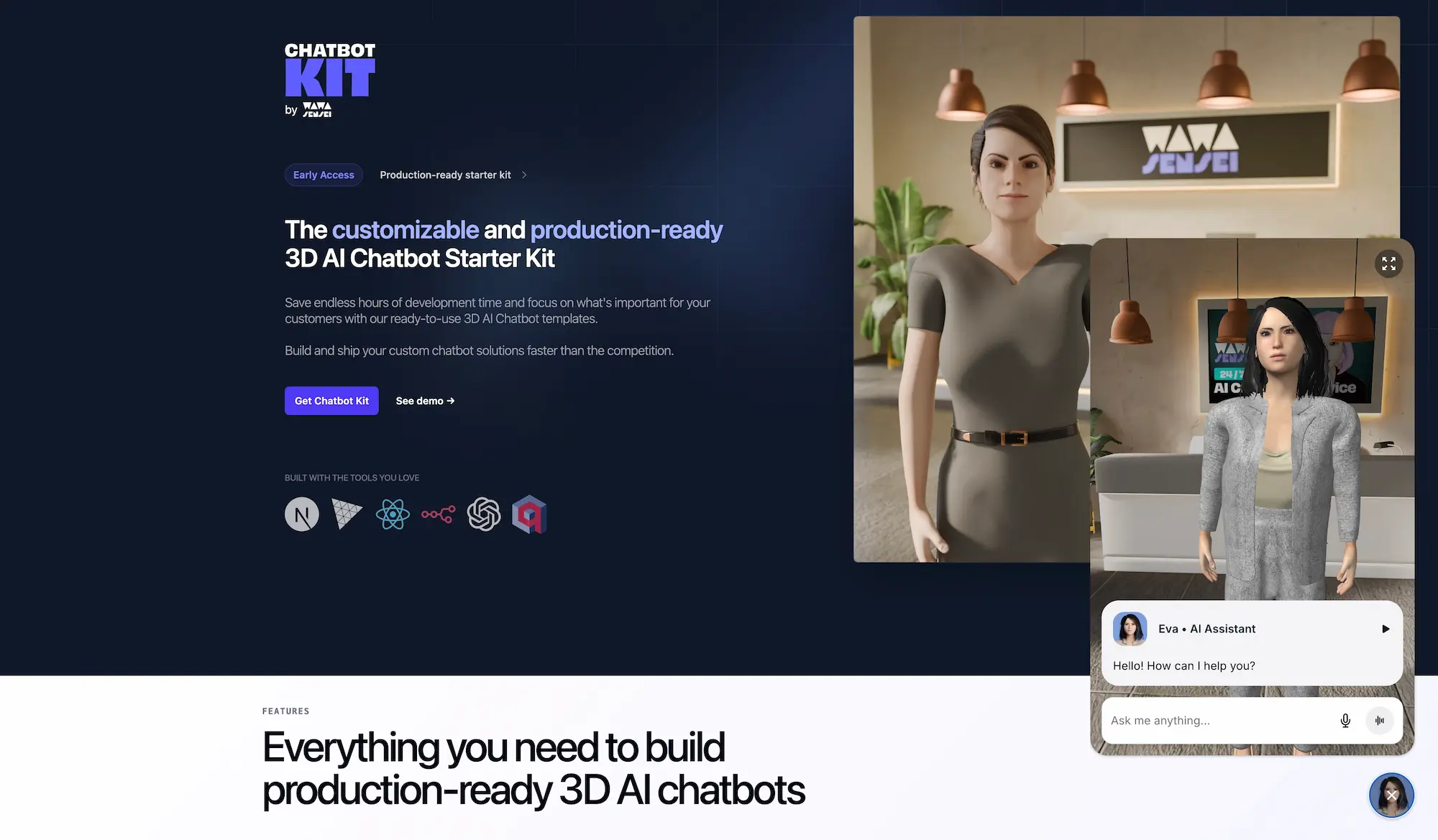 Chatbot Widget Example Expanded