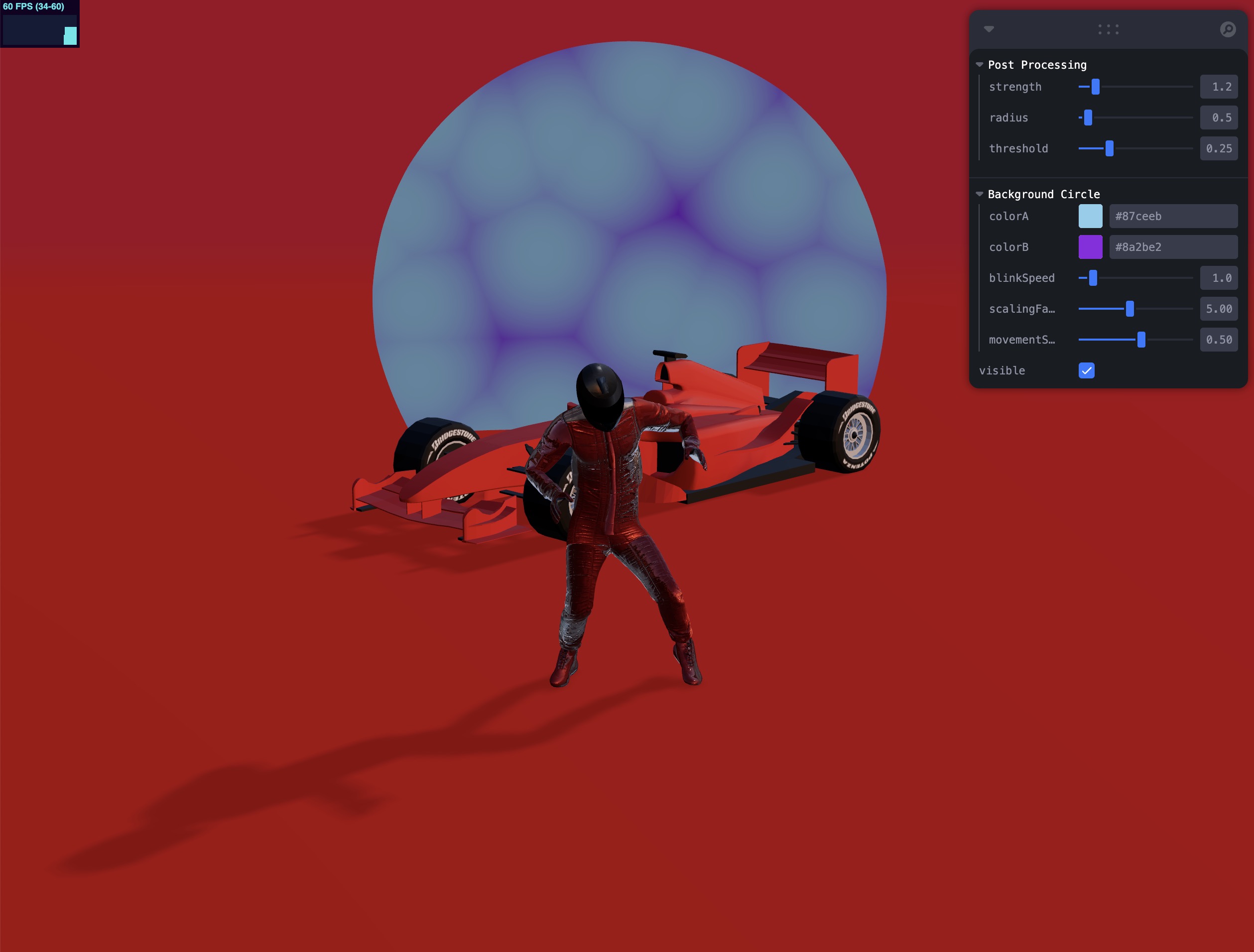 WebGPU Background Circle